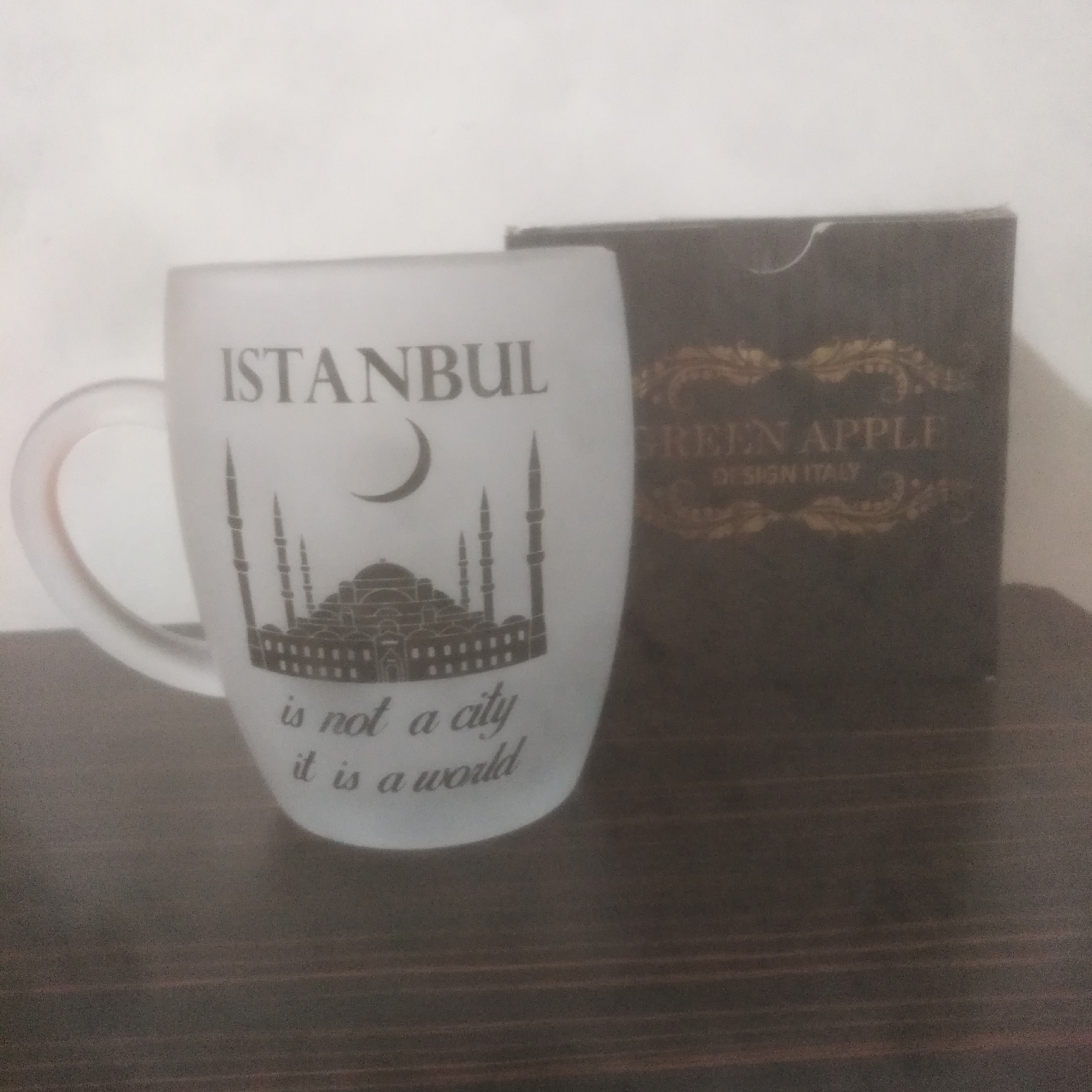 لیوان و ماگ بشکه ای سایز بزرگ در طرح شهر استانبول