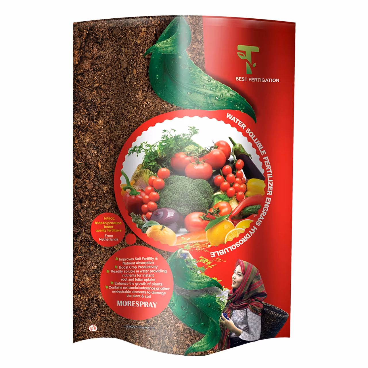 کود تتاکو MORSPRAY-NPK 34-10-10 بسته یک کیلوگرمی