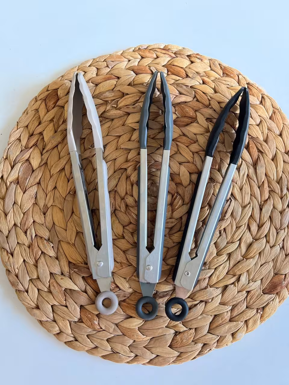 انبر سالاد سیلیکونی دسته استیل