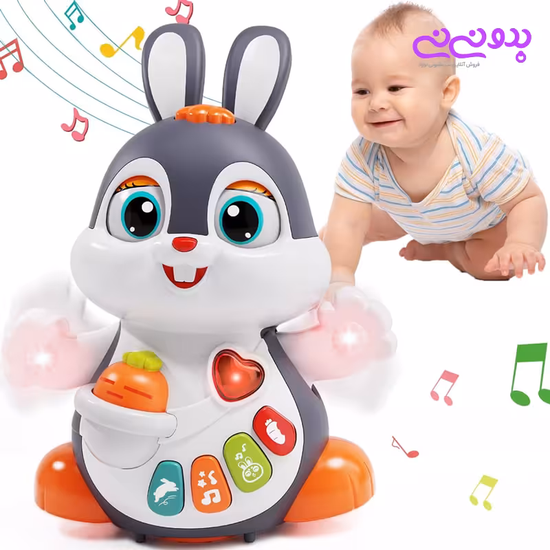 خرگوش رقاص هالی تویز Huile Toys کد HE9991 | سیسمونی بدو نی نی