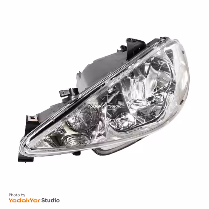 چراغ پژو 206 تیپ 4 جلو چپ سراج نور توس