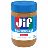 کره بادام زمینی بدون شکر جیف - 454 گرم