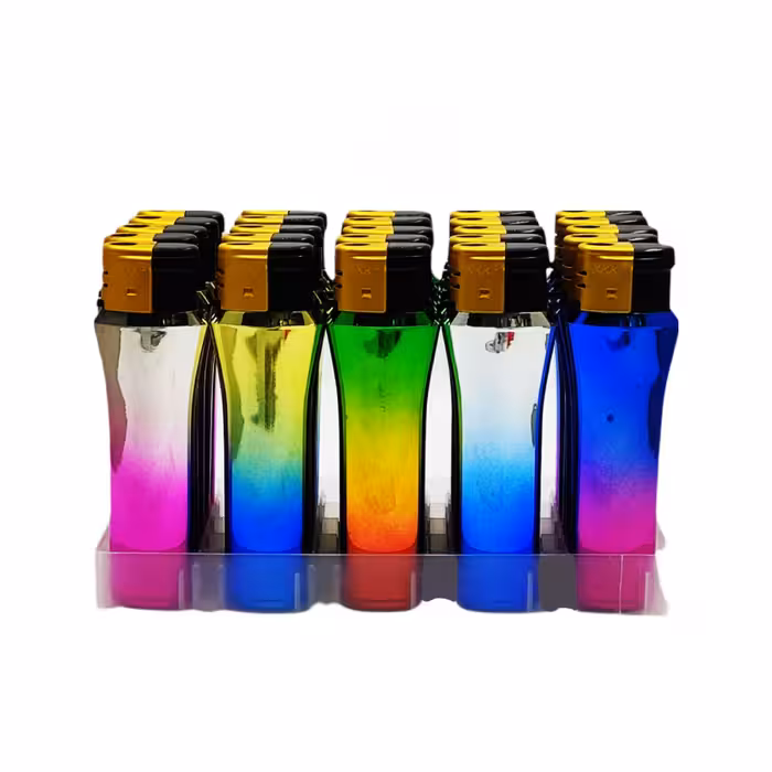 فندک کی کی کی مدل 3KD872WP بسته 25 عددی هفت رنگ