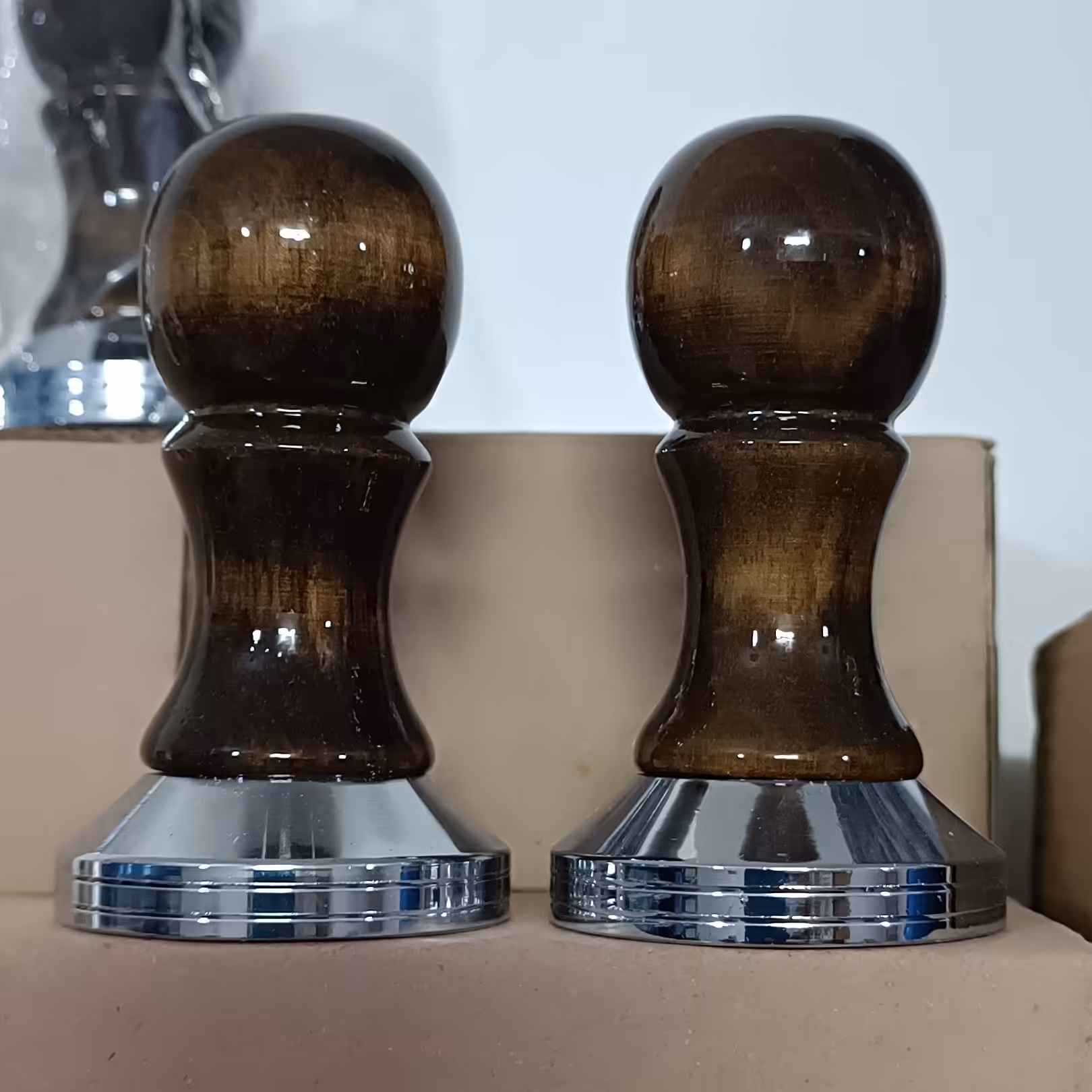 تمپر فلزی دسته چوبی 