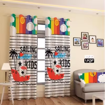 پرده تصویری طرح سگ کاپیتان