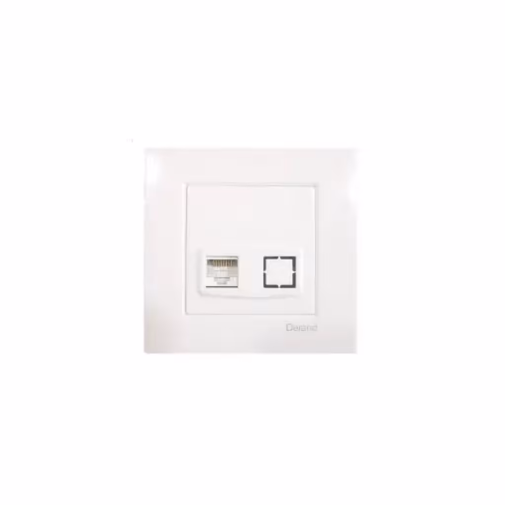 پریز شبکه Cat6 دلند مدل آسا - مشخصات، قیمت و خرید | فروشگاه نت ران