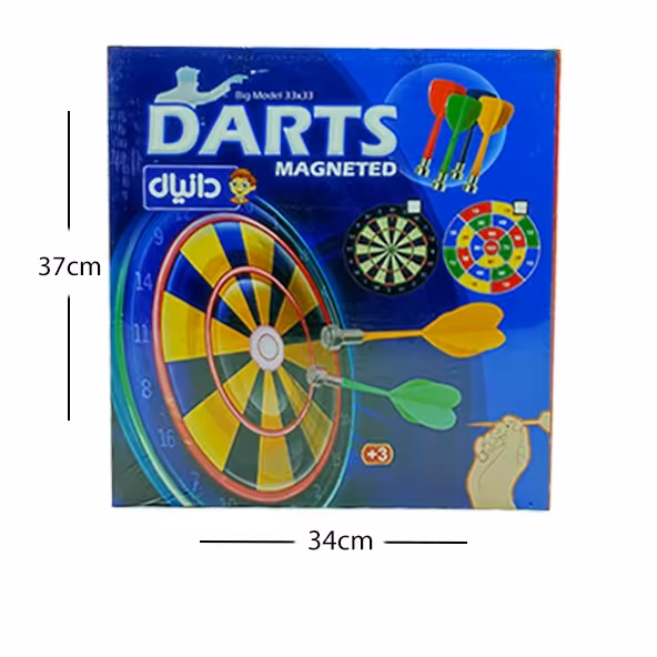 بازی فکری دارت مغناطیسی و منچ جعبه ای دانیال