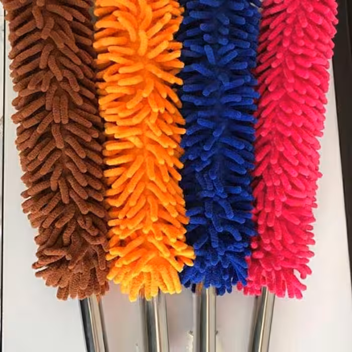 گردگیر نخ ماکارونی  (ارسال رایگان) فقط دسته پلاستیکی ندارد دقت کنید