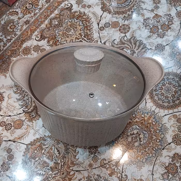 سرویس 14 پارچه چدن گرانیت ساون هاوس اصل با تابه رژیمی