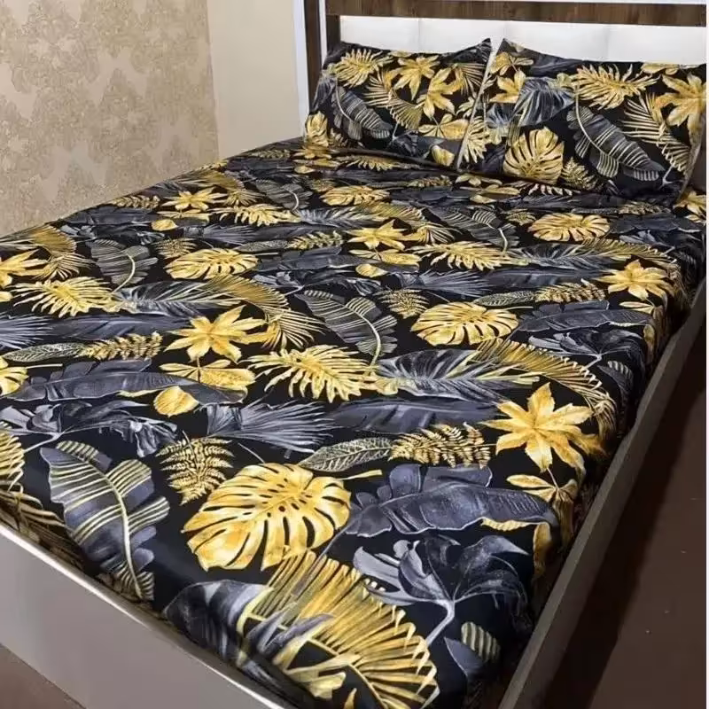 روتختی دونفره برگ پاییزی طرح هاوایی