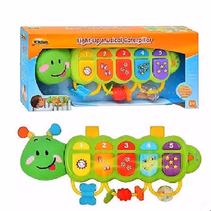 دندانگیر موزیکال کرم ابریشم وین فان (Winfun)