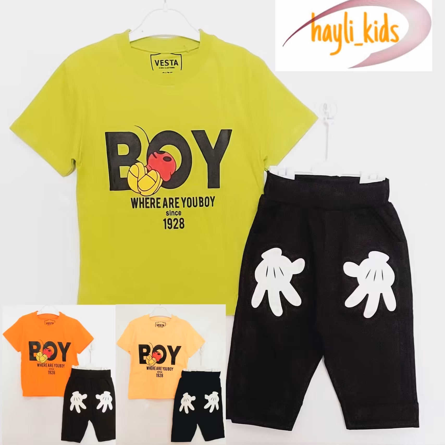 تیشرت و شلوارک پسرانه مدل boy