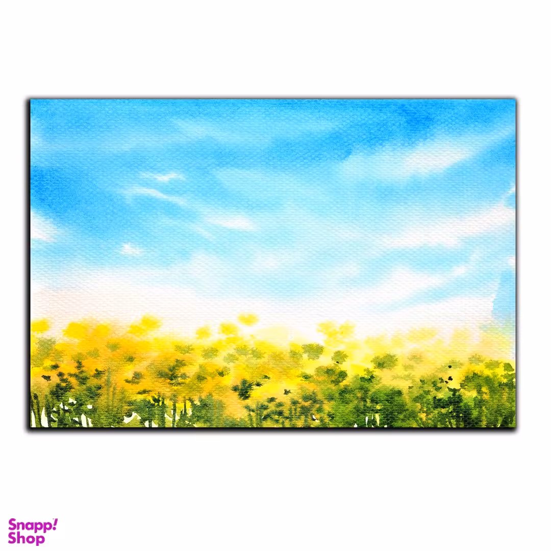 تابلو شاسی بکلیت طرح نقاشی دشت و گلزار مدل SH-S1272