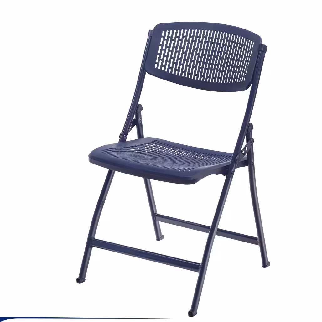 صندلی تاشو فلزی  شیدکو  مخصوص حیاط و پیکنیک رنگ سورمه ای با حمل آسان و کم جا