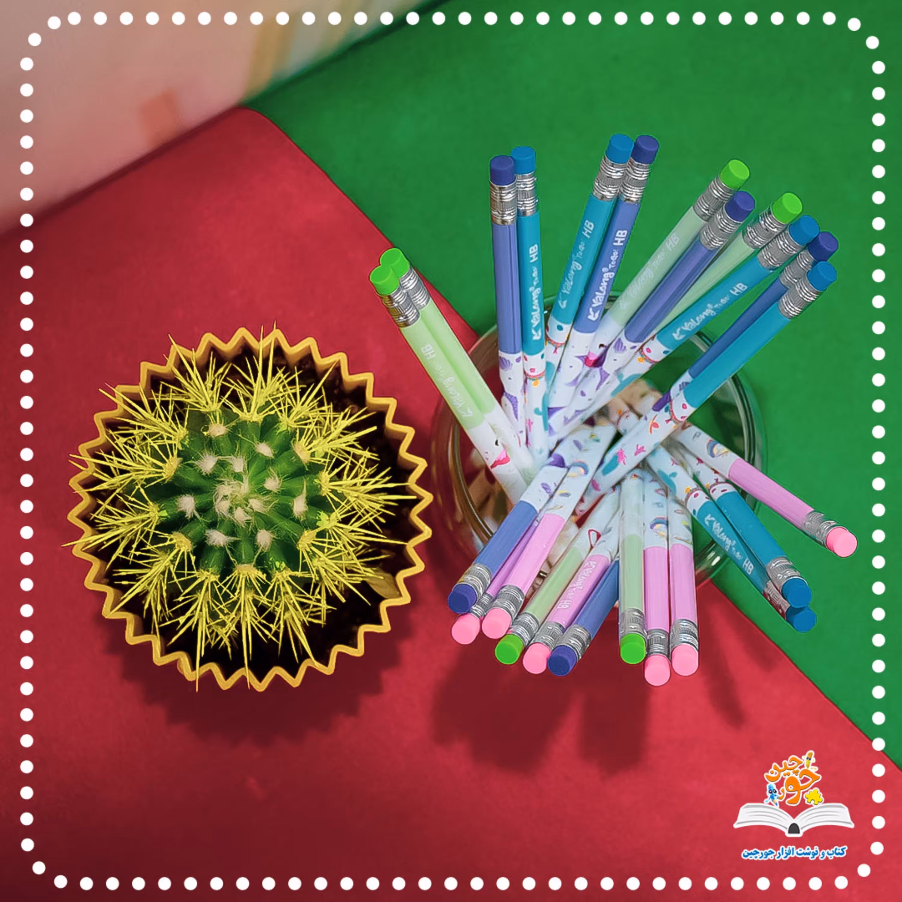 مداد پاک کن دار فلزی و طرح دار