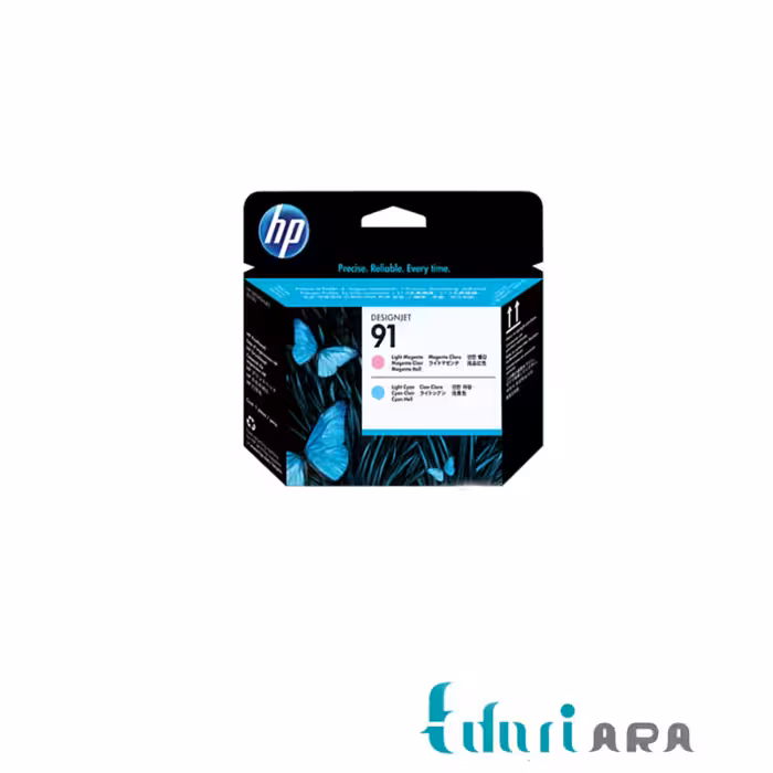 هد پلاتر اچ پی مدل 91 آبی و قرمز