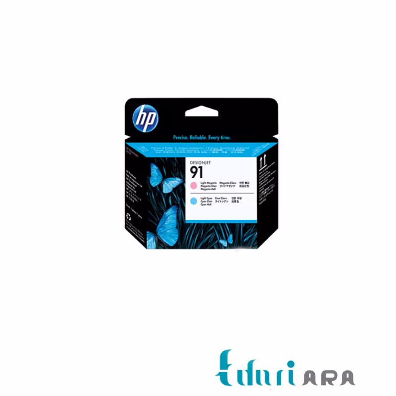 هد پلاتر اچ پی مدل 91 آبی و قرمز