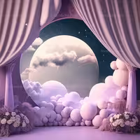 بک دراپ عکاسی عروسی با گل | گرافیک با طعم تربچه