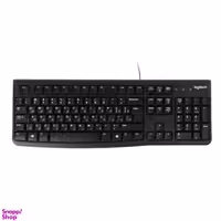 کیبورد باسیم لاجیتک (Logitech) مدل K120 با حروف فارسی