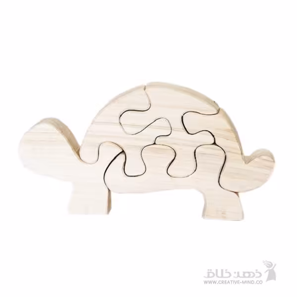 پازل لاک پشت چوبی