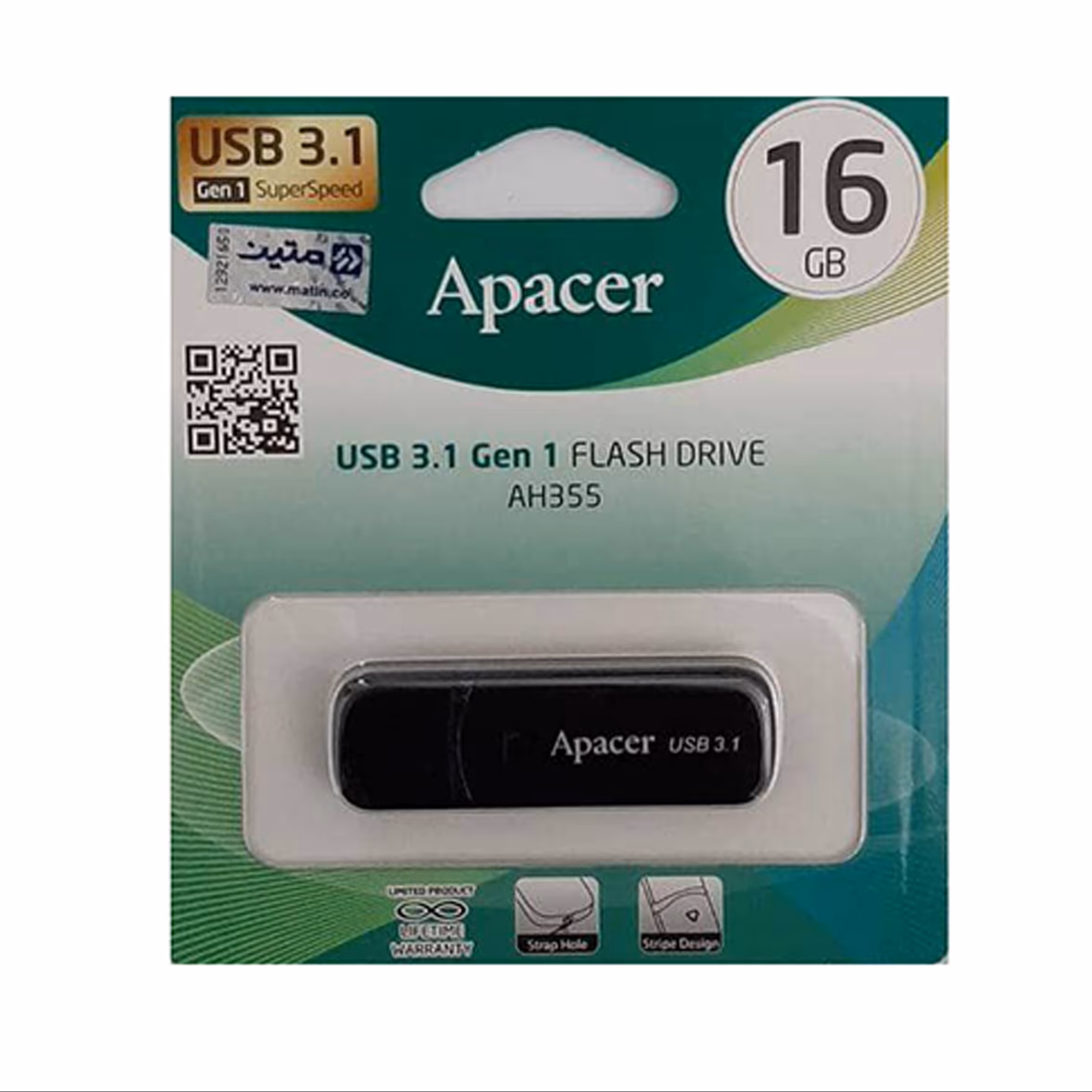 فلش 16 گیگ Apacer گارانتی متین کیفیت عالی