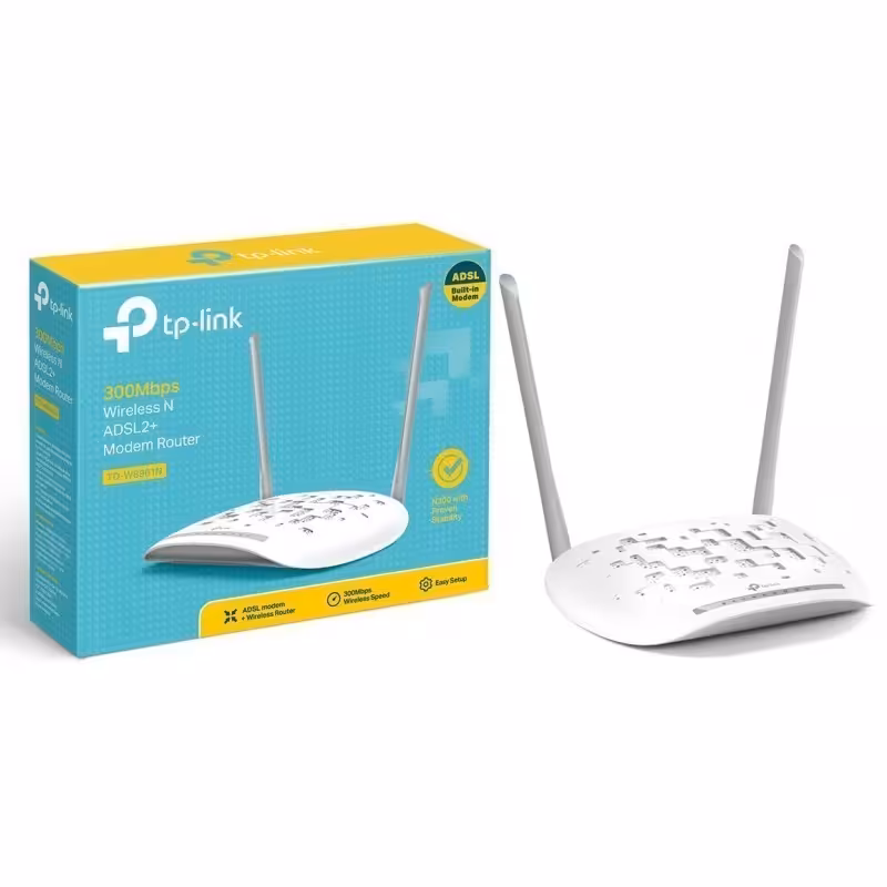 مودم پرفروش و 4پورته tp link 8961nبایکسال گارانتی