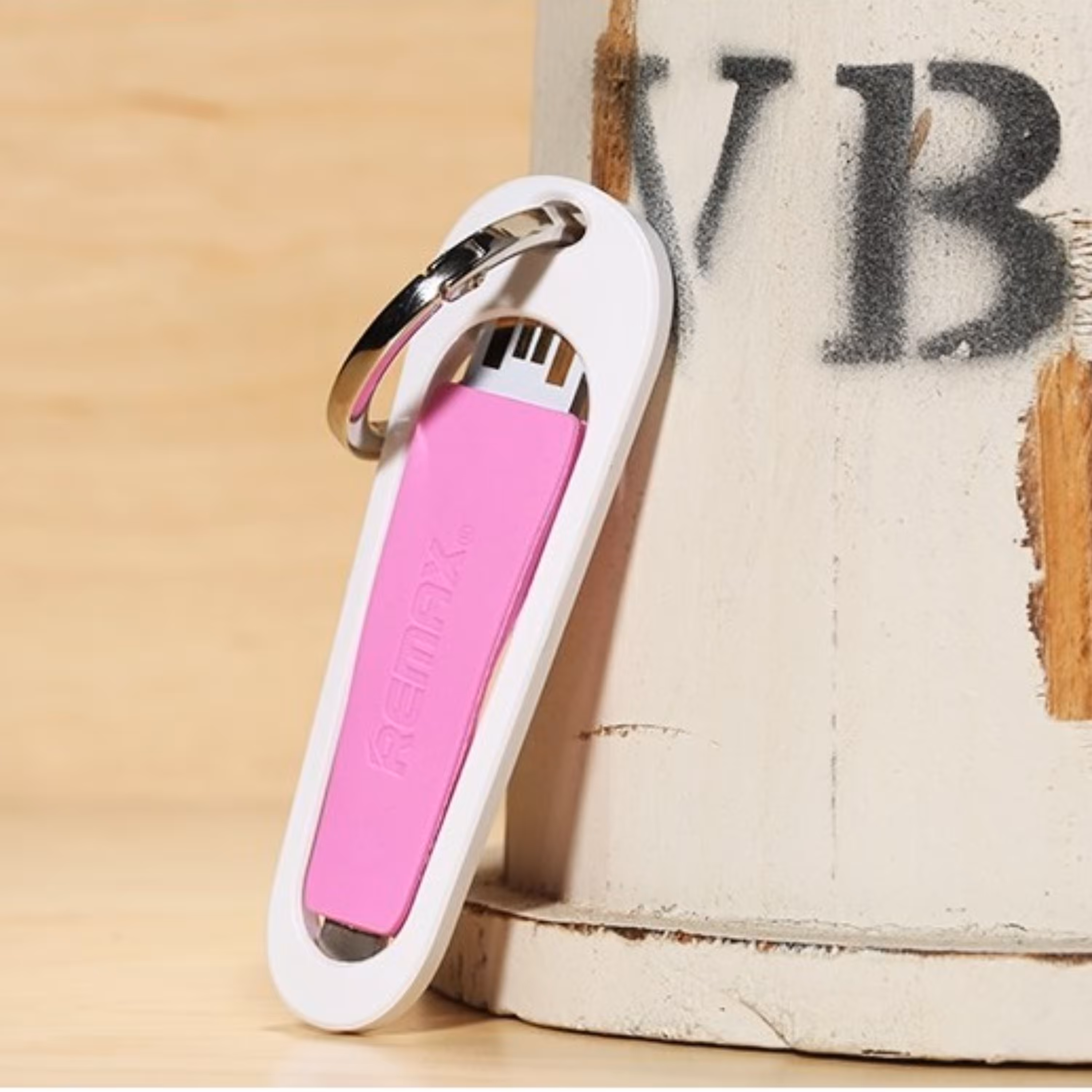 کابل شارژ ریمکس طرح جاسوئیچی مدل RC-024 (صورتی)