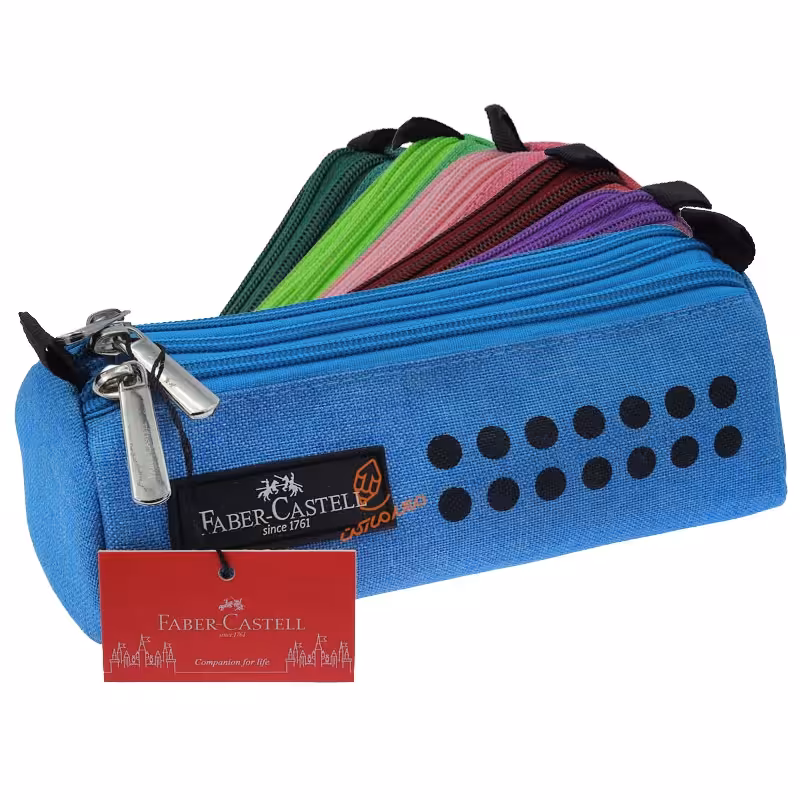 جامدادی سه زیپ فابر کاستل FABERCASTELL کد 4959
