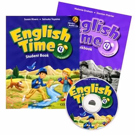 کتاب English Time 2nd Edition 4 به همراه CD رحلی