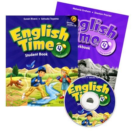 کتاب English Time 2nd Edition 4 به همراه CD رحلی
