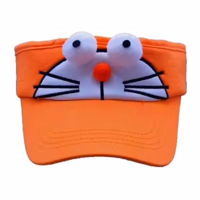 نقاب بچگانه طرح گربه کد 51627 رنگ نارنجی