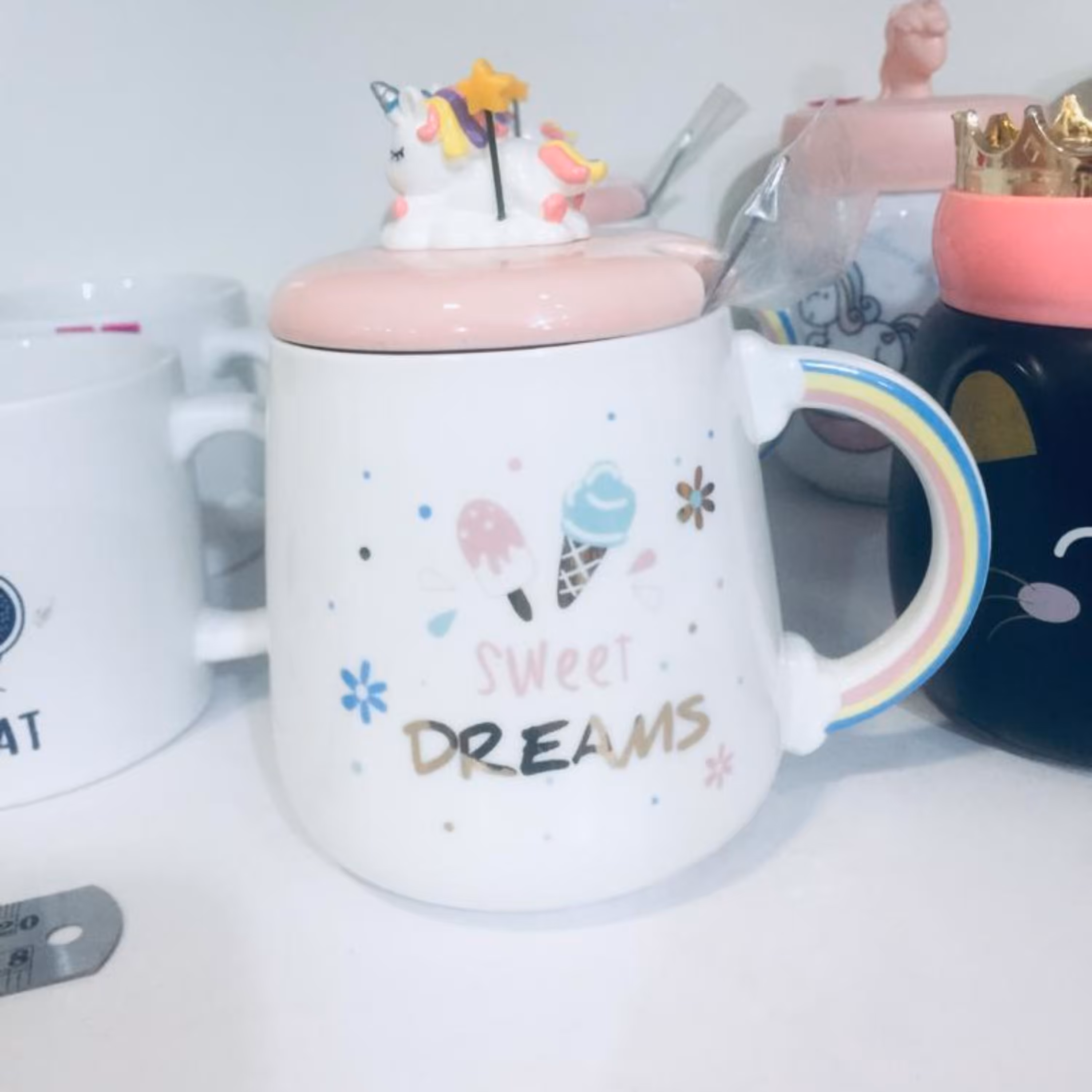 ماگ دسته دار طرح اسب تک شاخ