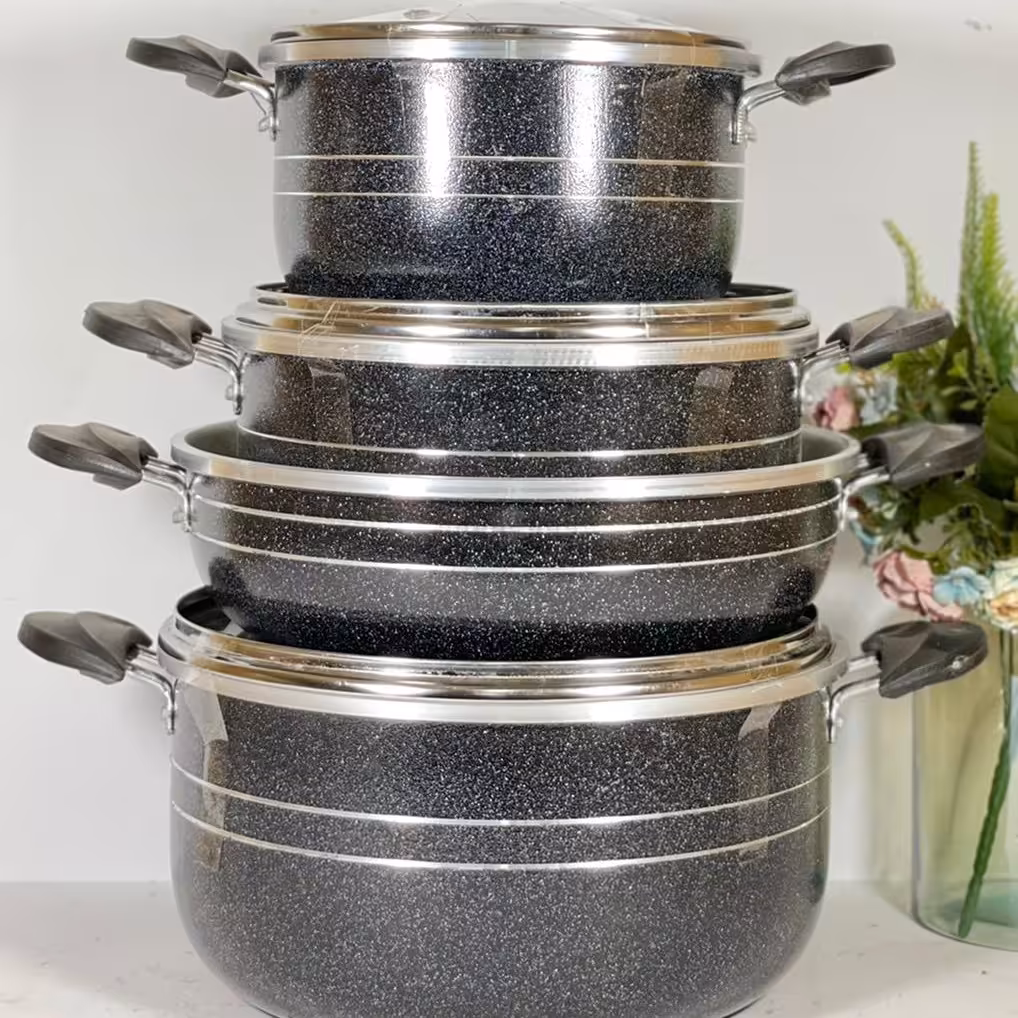 قابلمه تفلون گرانیتی7 پارچه 