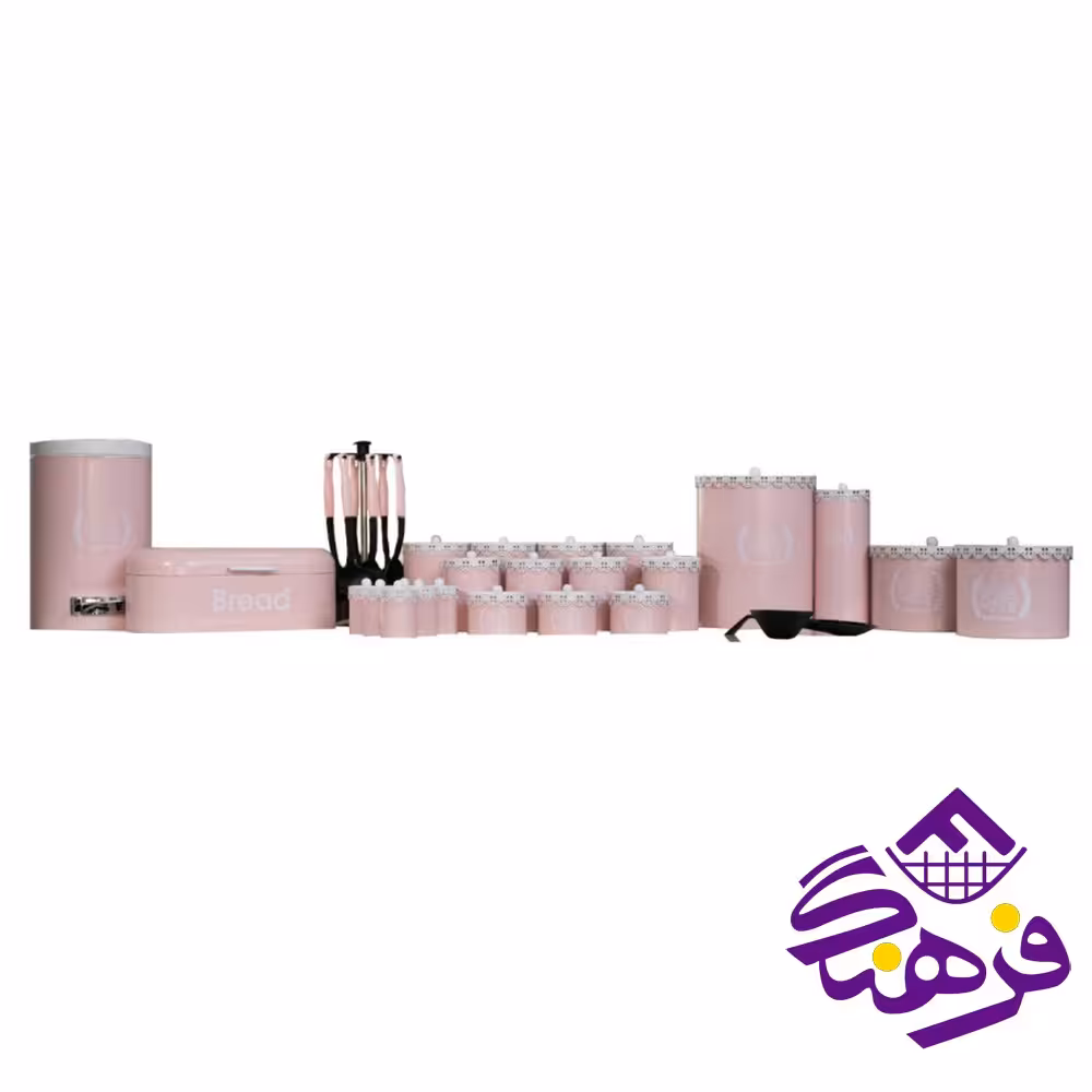 سرويس آشپزخانه 32 پارچه آرتيستون طرح کلاسيک - صورتی