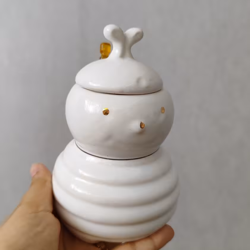 جا عسلی زنبوری سرامیکی