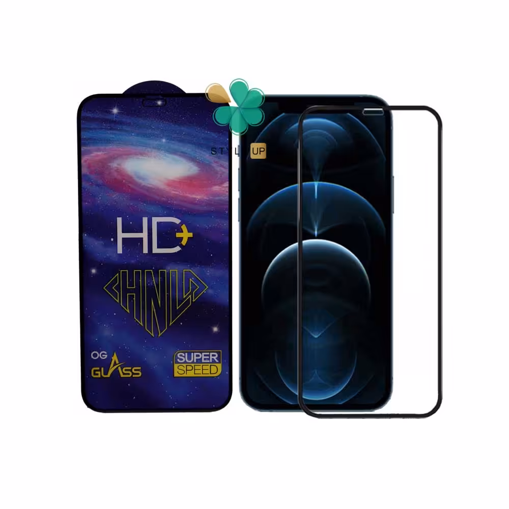 گلس فول گوشی آیفون Apple iPhone 12 Pro Max مدل HD Plus
