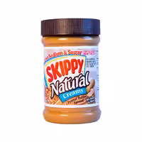 کره بادام زمینی کرمی نچرال اسکیپی- skippy