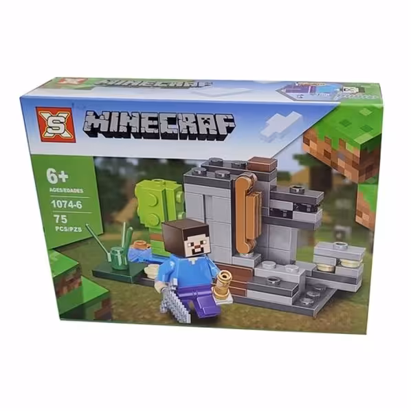 لگو استیو minecraft ماینکرفت  75 قطعه مدل SX 1074-6