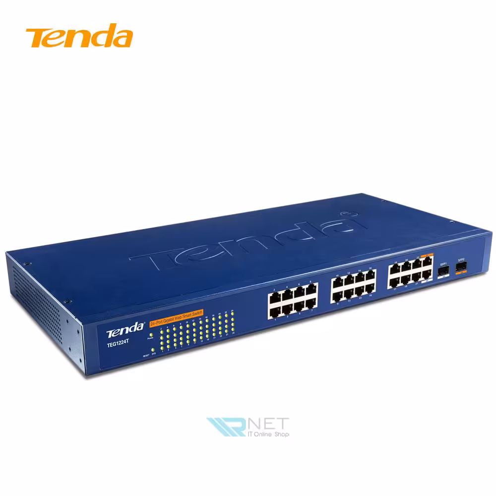 سوئیچ شبکه اسمارت تندا مدل Tenda TEH1224