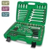 جعبه ابزار 151 پارچه پلاستیکی تاپ تول TOPTUL مدل GCAI151R