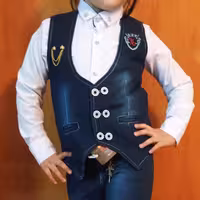 جلیقه شلوار لی سایز 70 تا 95