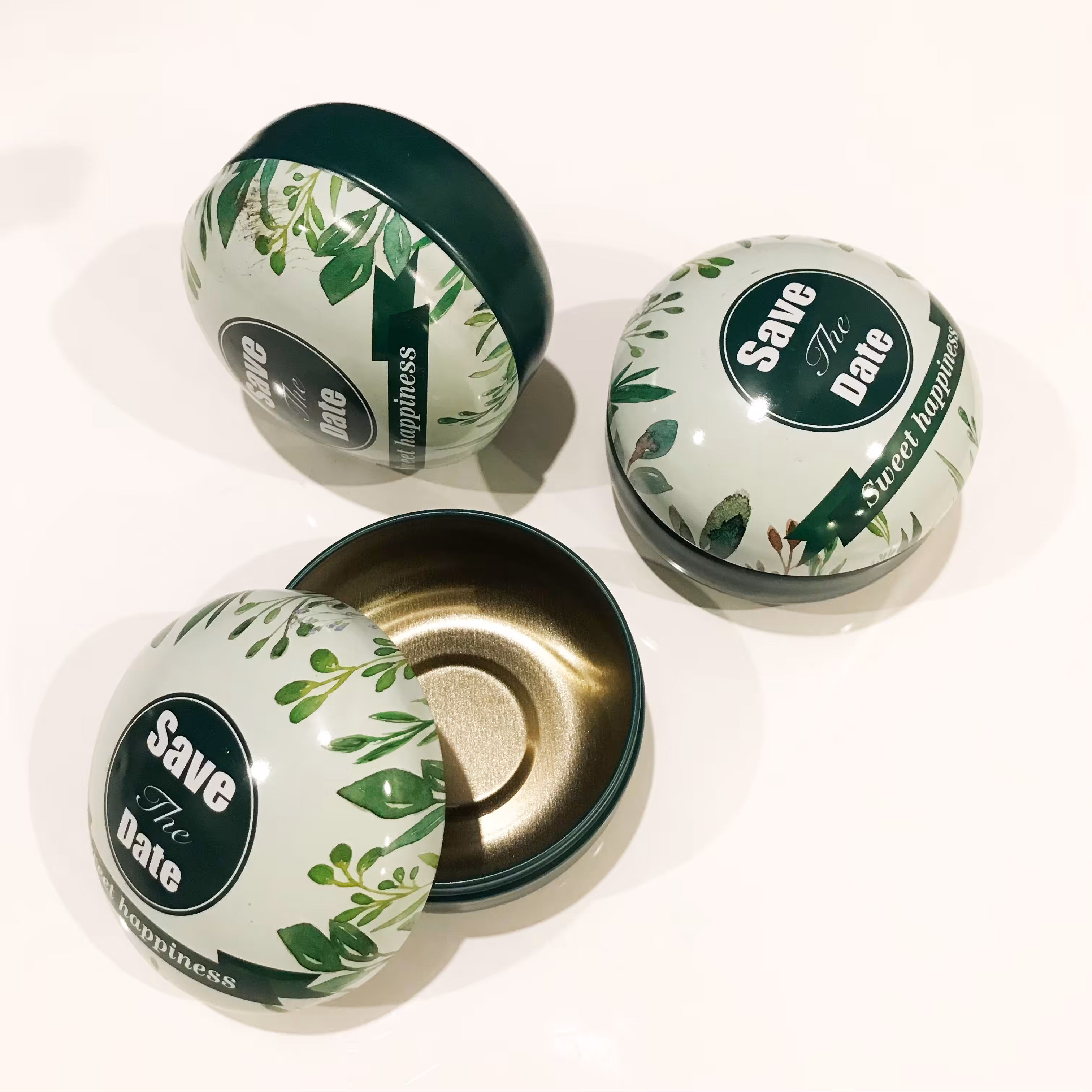 جعبه هدیه فلزی مدل save the date