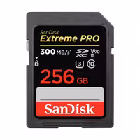 کارت حافظه SD 256GB سن دیسک مدل Extreme PRO 300MB/s