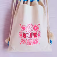 مهر بزرگ طرح خنده و لبخند ، مناسب چاپ پارچه ،مهر دستساز لینولئوم،نوشته خندان