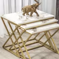 میز عسلی  جلومبلی  آذربد مدل  Z   مجموعه 4 عددی ( ارسال با باربری و پس کرایه)