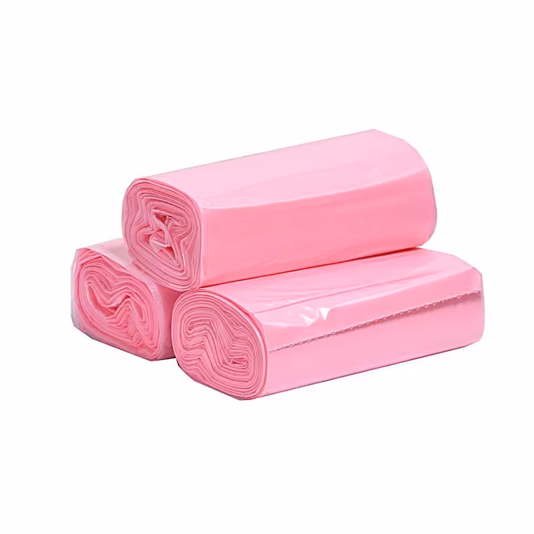 کیسه زباله هیوا سه رول رنگی 14 عددی