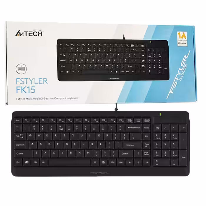 کیبورد سیمی ایفورتک A4TECH FK-15