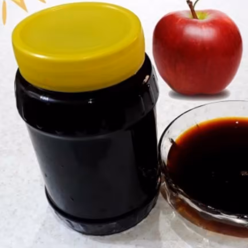 شیره سیب درجه یک ظرف نیم کیلویی