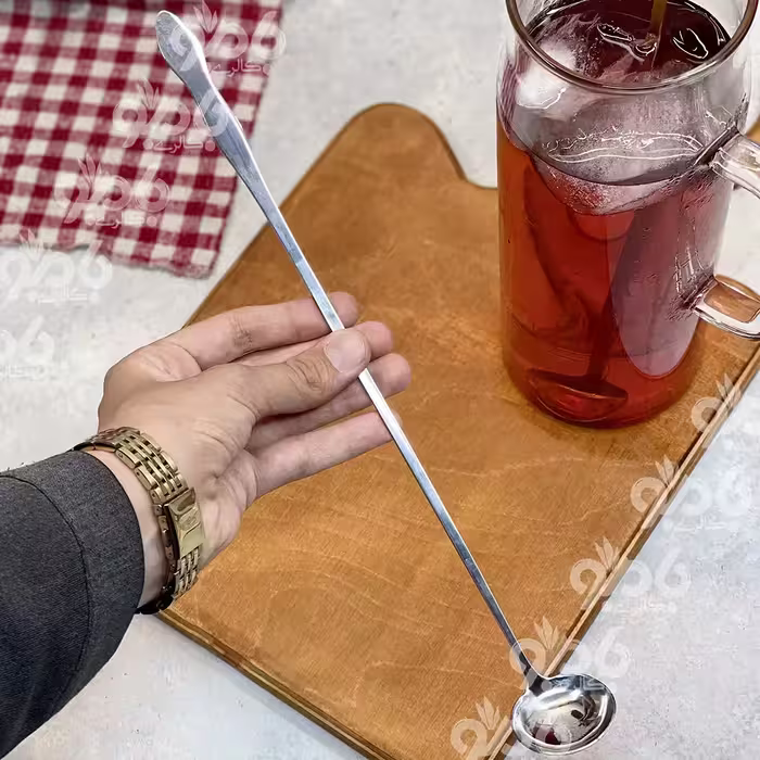 قاشق و ملاقه همزن پارچ استیل