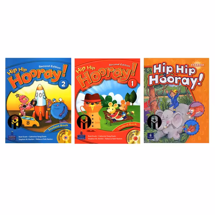 کتاب Hip Hip Hooray اثر جمعی از نویسندگان انتشارات الوندپویان 3 جلدی